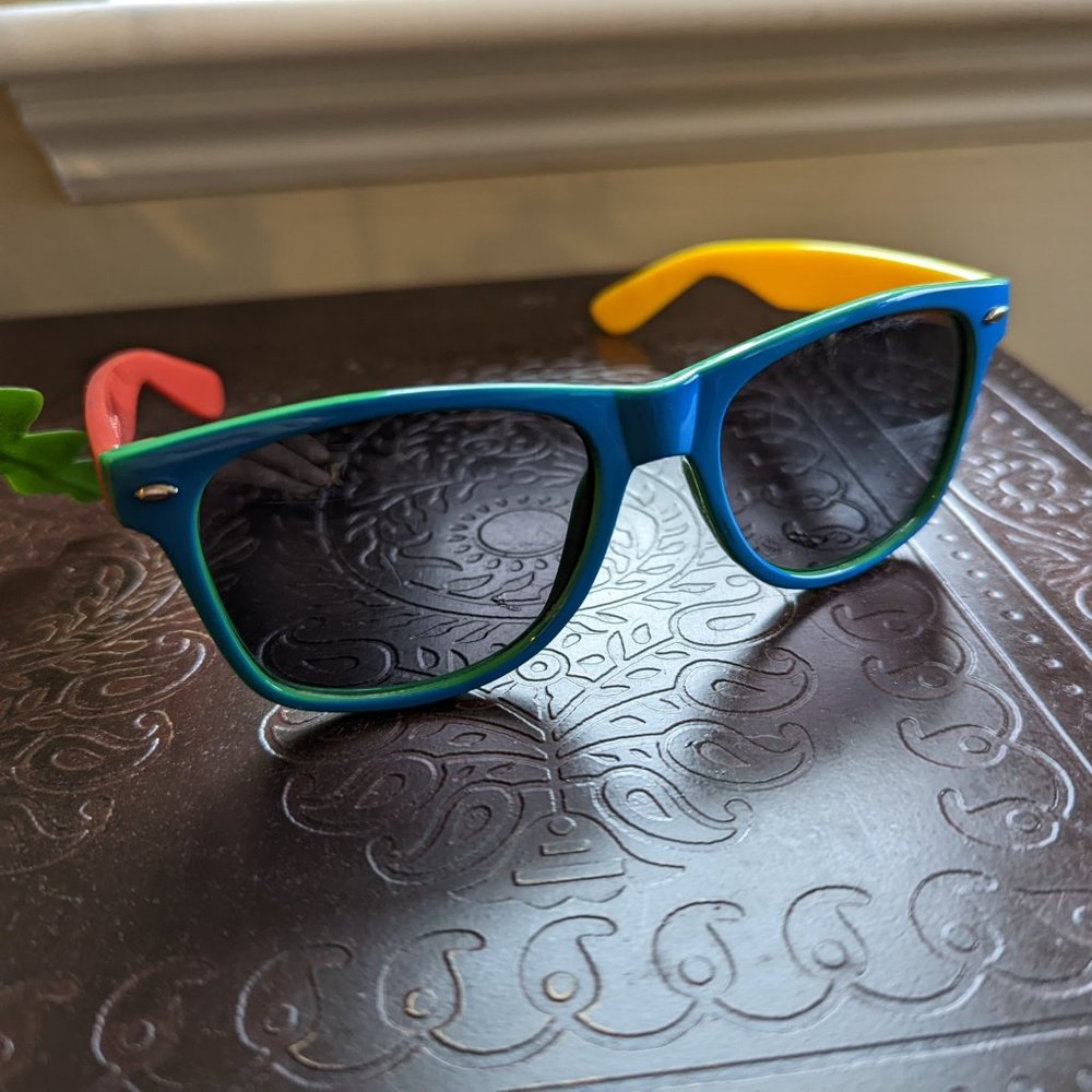 Promo GOOGLE Brand Sunglasses Multi-Colored Frames Blue Red Green Yellow Glasses